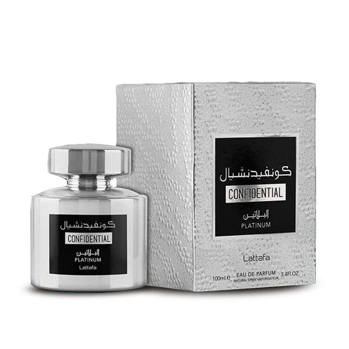 Lattafa/Confidential Platinum EDP 100ml-0