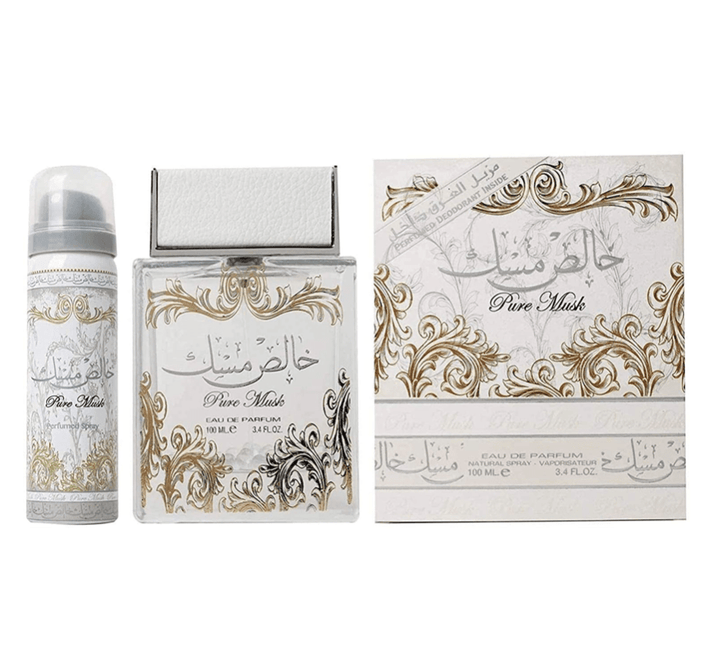Lattafa/Pure Musk EDP 100ml + Geschenk Deo Spray 50 ml-0