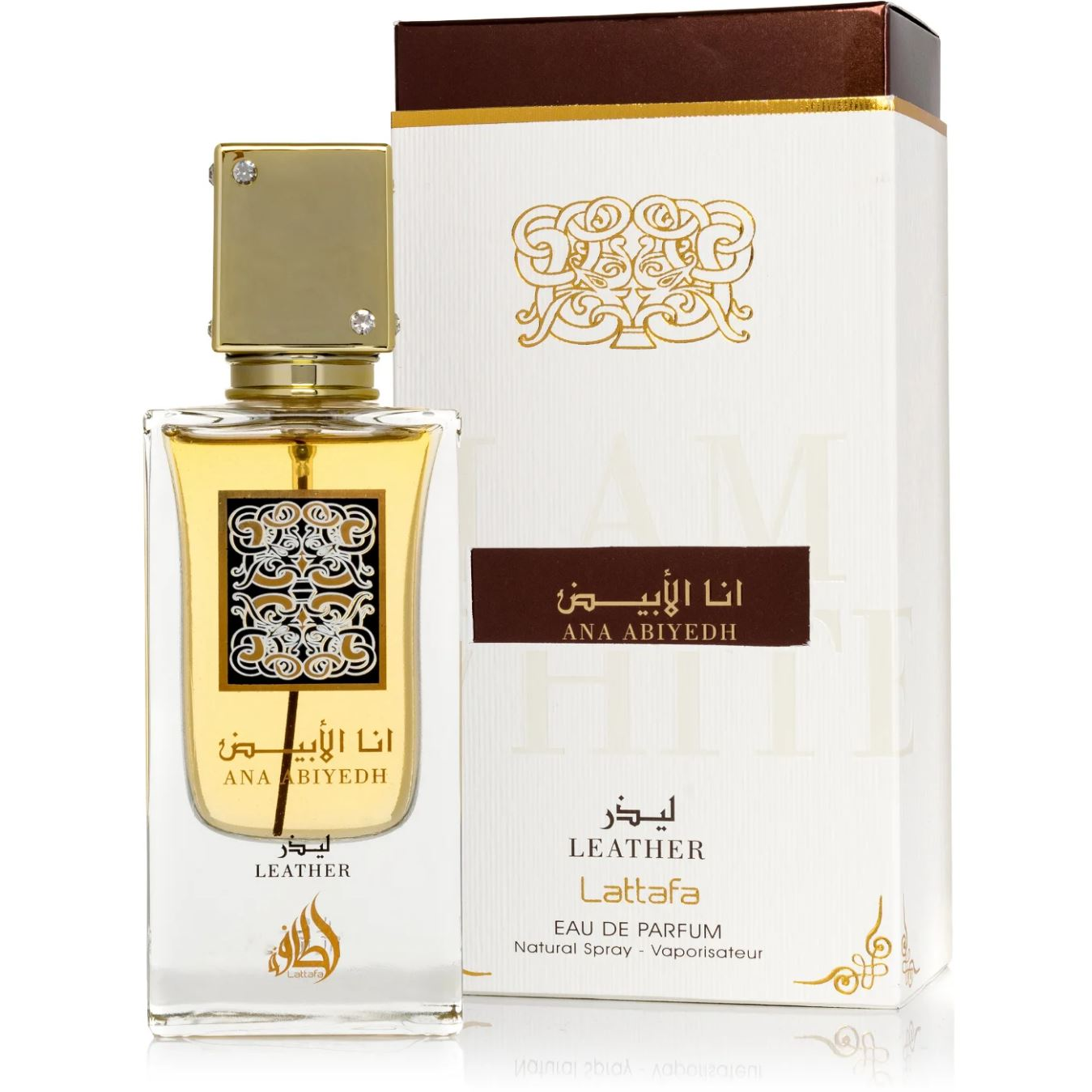 Lattafa Ana Abiyedh Leather 60ml EDP (6291107454429)